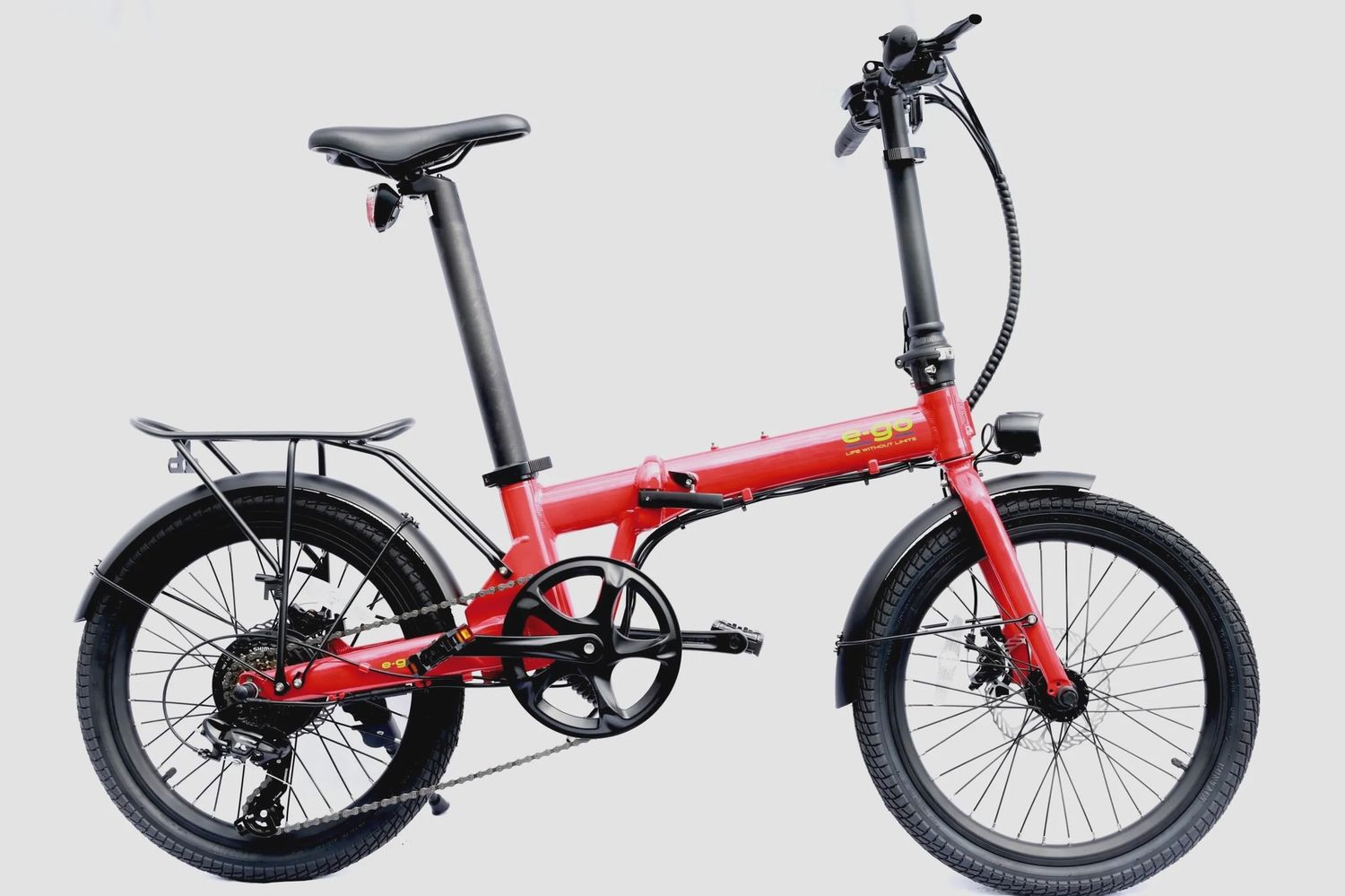 E-Go Lite + Folding Electric Bike  (2025), Colour: Red