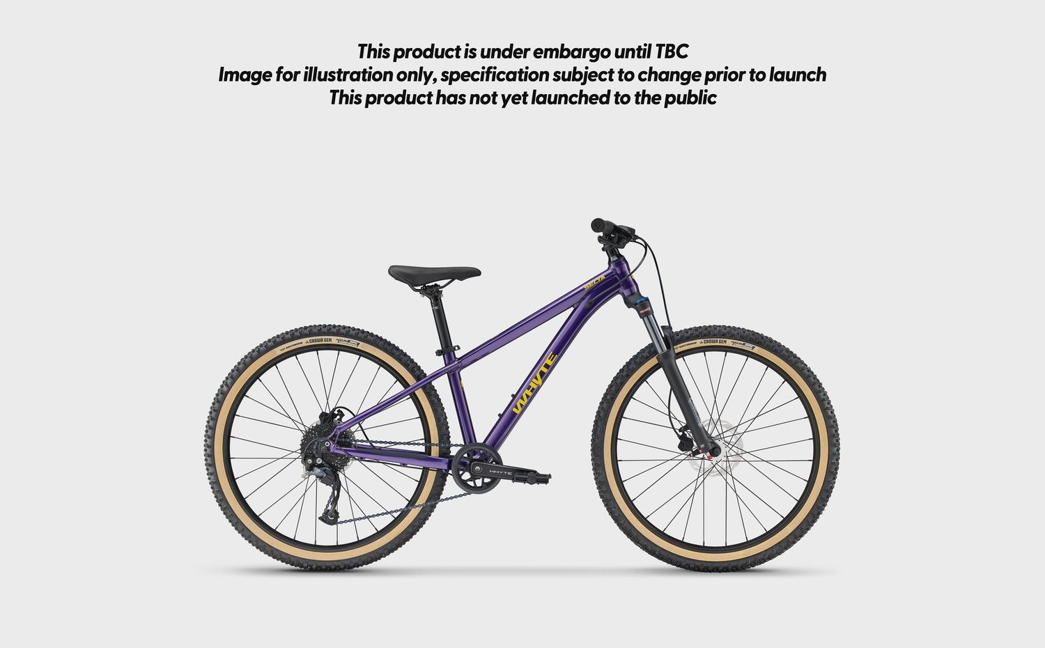 Whyte Secta 26, Colour: Purple &amp; yellow