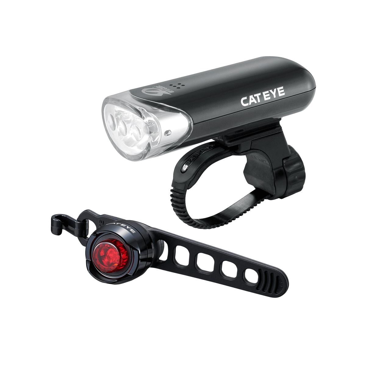 CatEye EL-135 &amp; Orb Front &amp; Rear Light Set