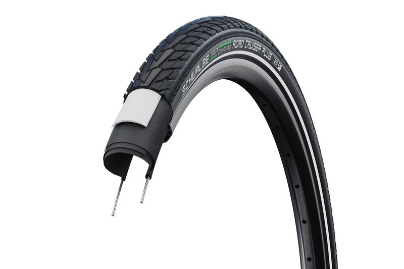 Schwalbe Road Cruiser Plus Wired AL Tyre – Black/Reflex