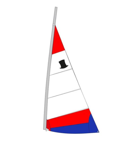 Official Topper Sail 4.2 - Red/Blue - Folded Sail Combo Deal