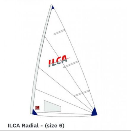 Genuine ILCA 6 mainsail