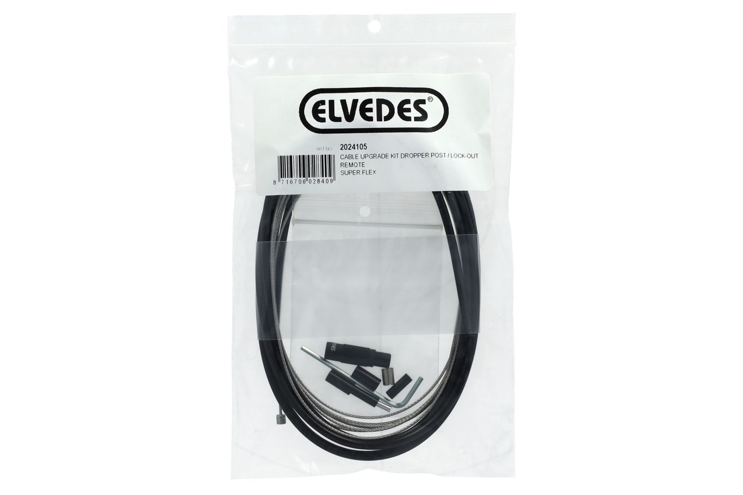 Elvedes 2024105 Cable Kit for Dropper Post / Remote Lockout (Excludes Remote)