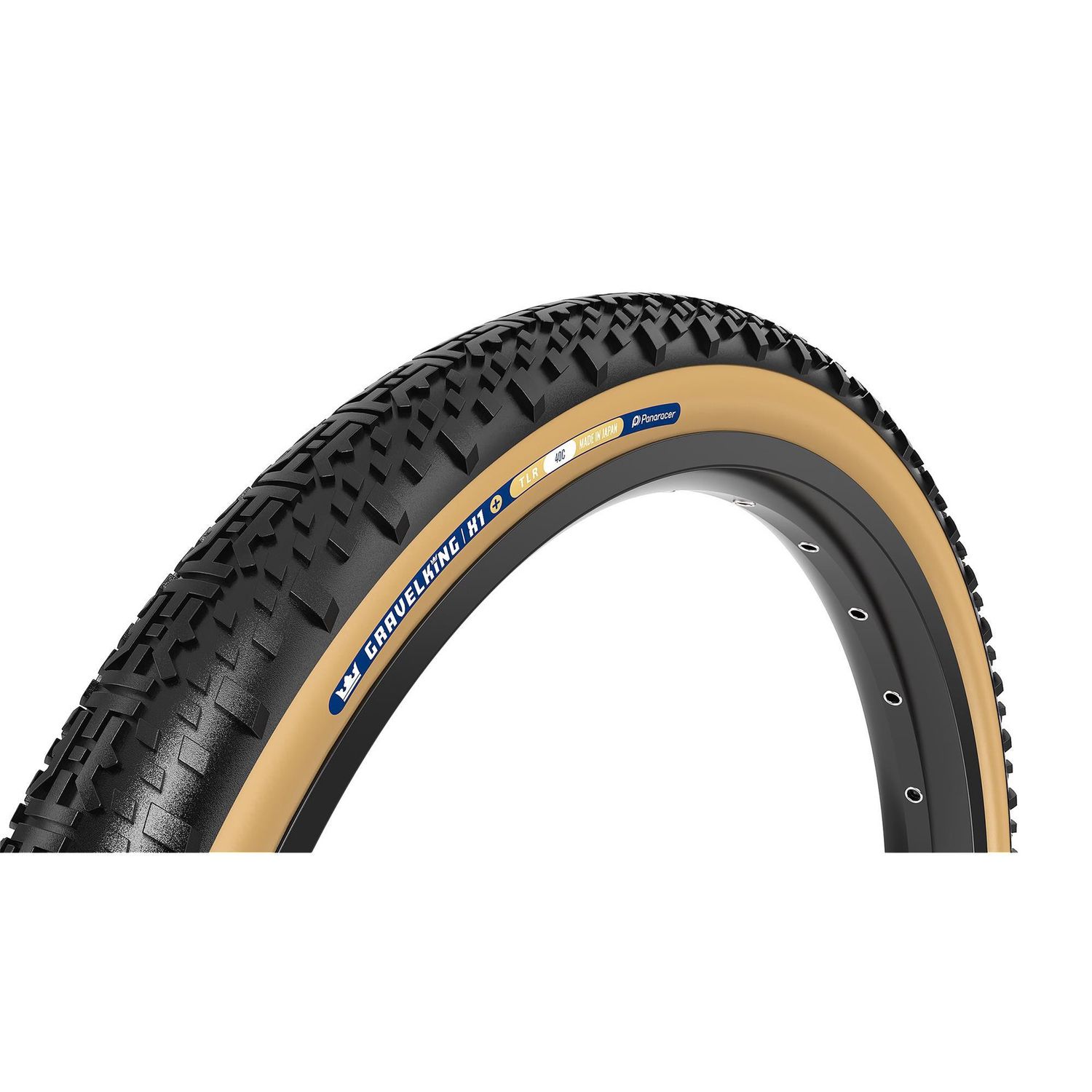 Panaracer TLR GravelKing X1 Plus TLR Gravel Tyre, Colour: Tan wall, Size: 650Bx48c