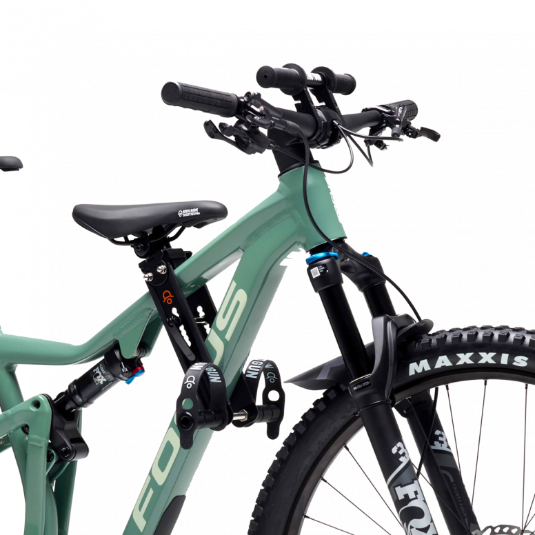 Shotgun Child Bike Seat + Handlebars Combo