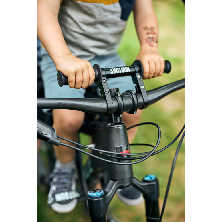 Shotgun Child Bike Seat + Handlebars Combo