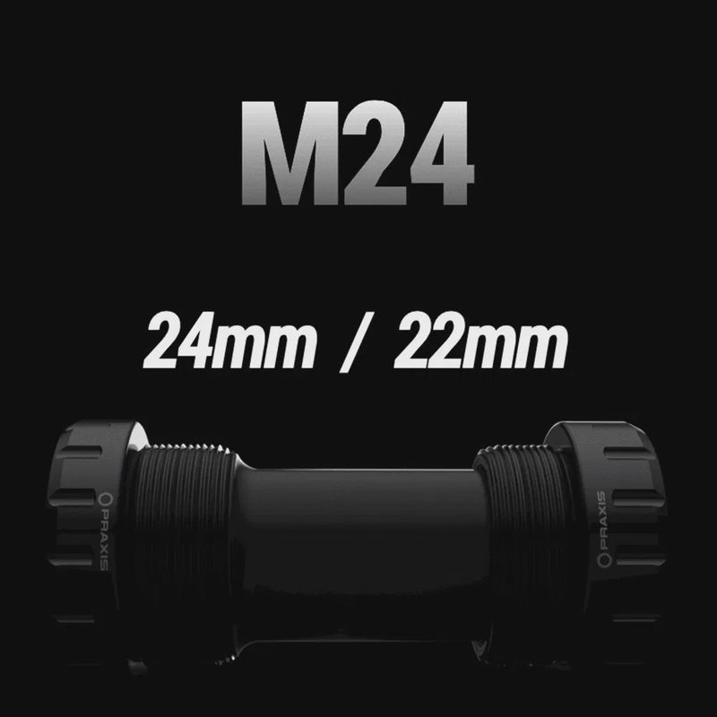 Praxis BB - M24/GXP/Oval/ISIS2 (22/24mm spindle) - BSA
