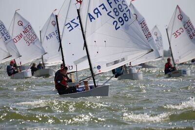 Optimist race sails from OneSails, J Sails, Olimpic Sails and CD Sails for competitive junior sailing