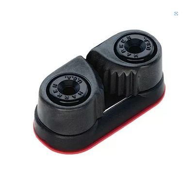Harken cleats and fairleads for dinghy control lines and sailing rigging