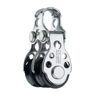 Harken 16mm and 20mm sailing blocks for dinghy control lines and rigging