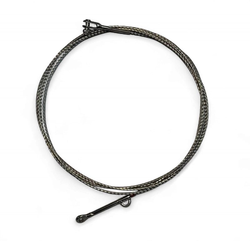 420 luff wire with swivel - 3mm fits North jibs