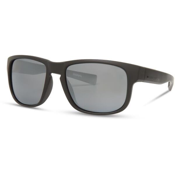 Madison Signal polarized sunglasses, Colour: Matt Black Sunglasses - 3 Polarised Lens Pack-Silver Mirror/Bronze/Yellow