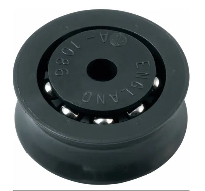 Acetal Sheave With Double Row Ball Bearing, Size: 30MM