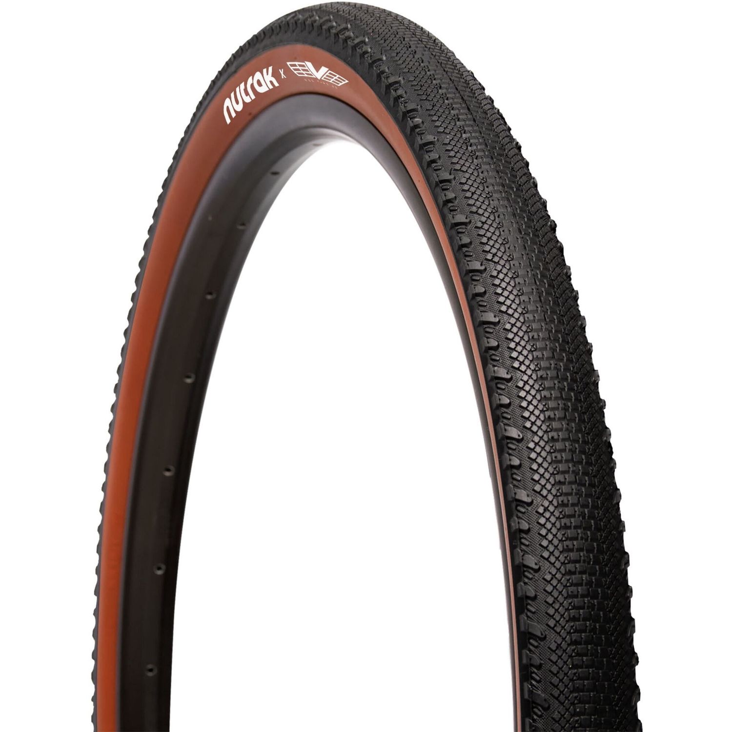 Quickstyk Gravel Pulse Compound Syncore Tyre, Colour: Black/Brown, Size: 700x45c