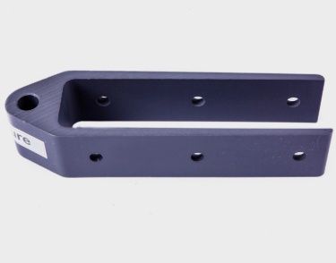 SeaSure 3 Hole Bottom Rudder Gudgeon 8mm