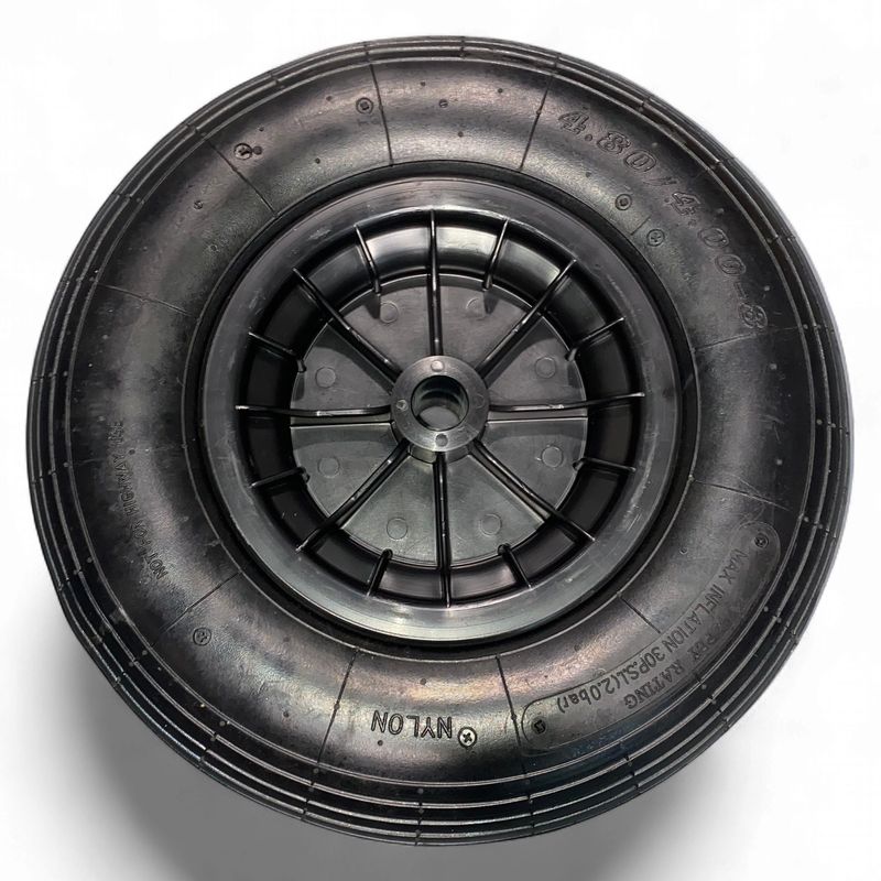 Pneumatic Tyre Wheel with Plastic Centre