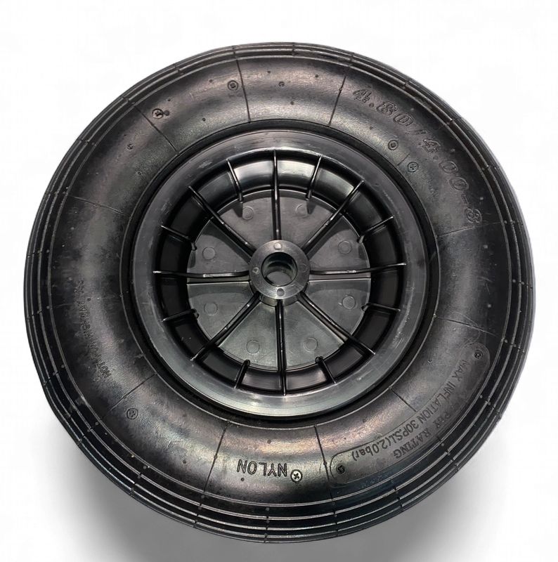 Pneumatic Tyre Wheel with Plastic Centre