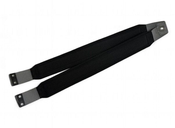 WINNER padded toestrap with fittings - black + grey