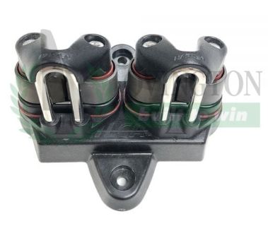 ILCA XD Cleat Plate w/Harken cleats