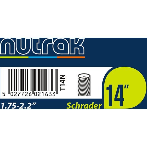 Nutrak 14 inch Schrader inner tube