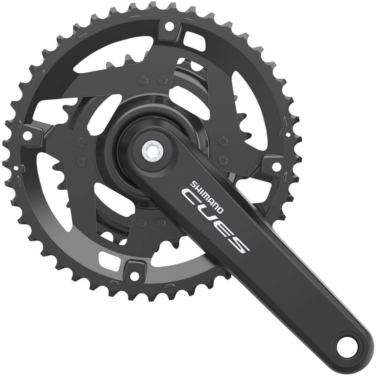FC-U4010 CUES 2 piece design chainset, Length: 170mm, Ratio: 46-30T