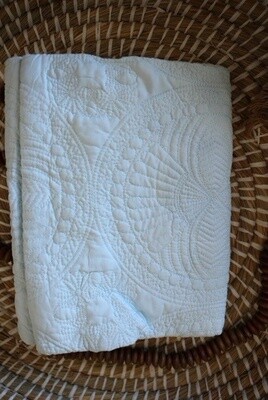 Quilts Monogram Baby Blue