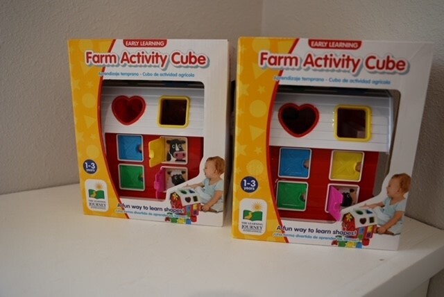 Early Learning Farm Activity Cube Plastic