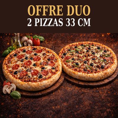 OFFRE 2 PIZZA TAILLE 33