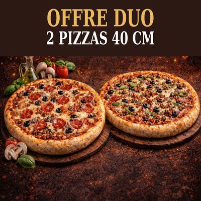 OFFRE 2 PIZZA TAILLE 40