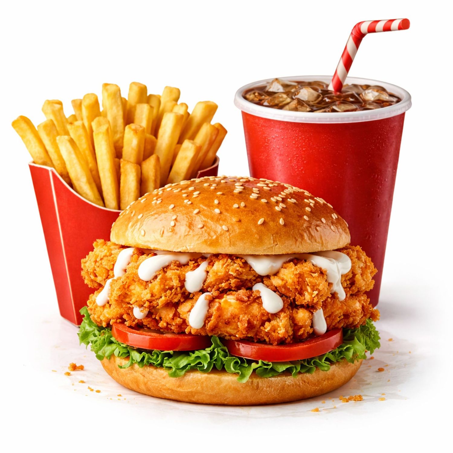 Menu Burger chicken