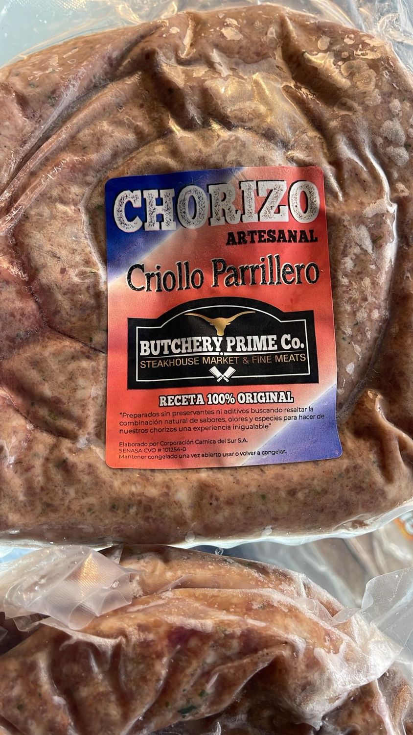 Chorizo Artesanal  Criollo Parrillero (rueda)