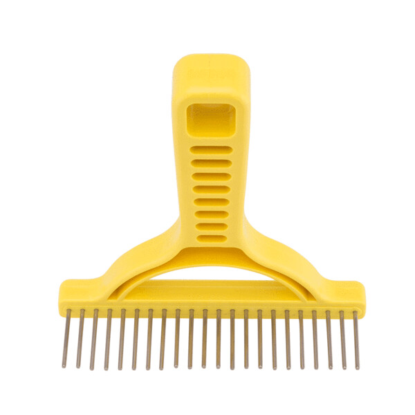 Extra Long Pet Grooming Shedding Rake -1¼ Inch