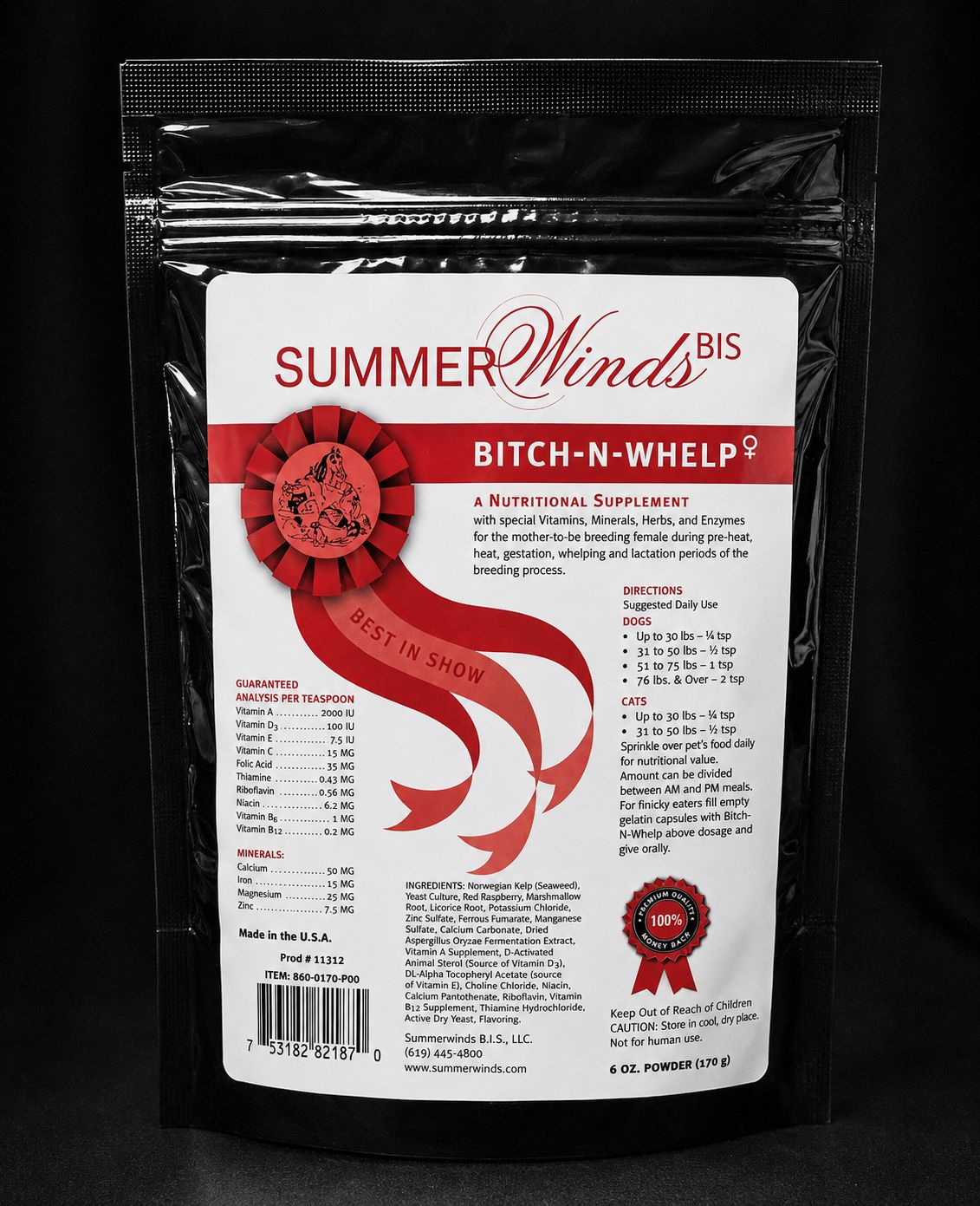 SummerWinds® Bitch-N-Whelp