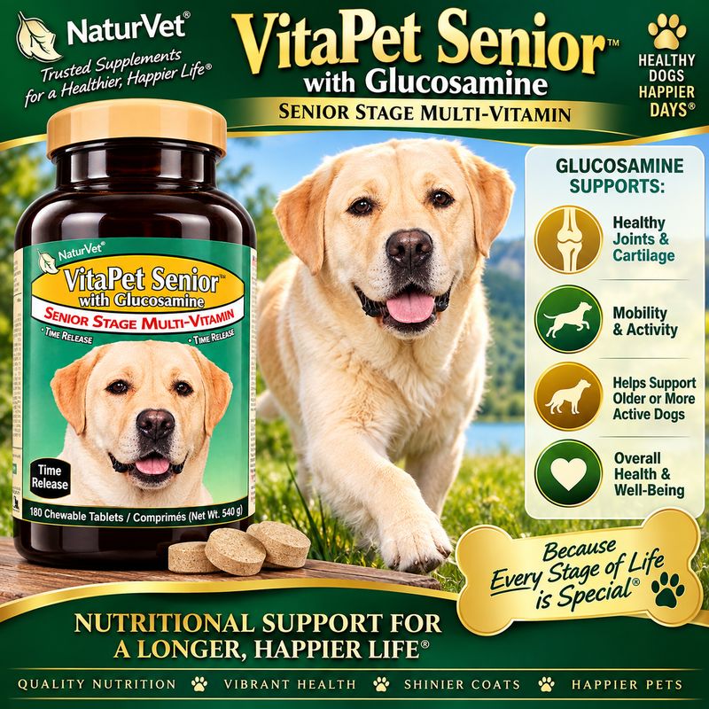 VitaPet Senior with Glucosamine