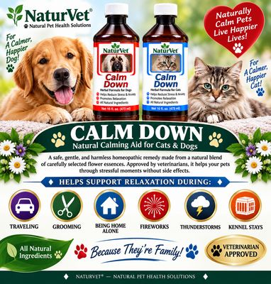 Calm Down! For Dogs &amp; Cats
