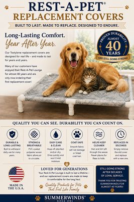 SummerWinds® Rest-A-Pet Replacement Covers in Textylene Fabric