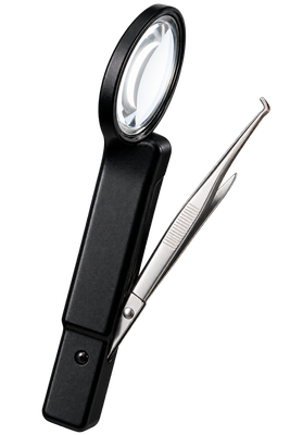 Pet Picken SLANTED Magnifier &amp; Tweezers