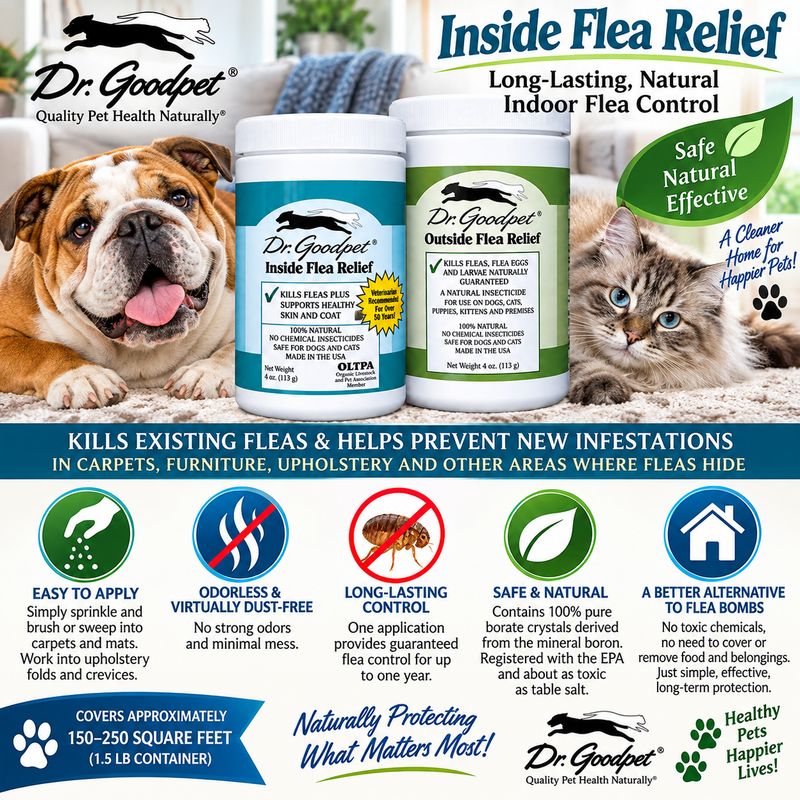 Dr. Goodpet Inside Flea Relief  - FOR YOUR HOUSE