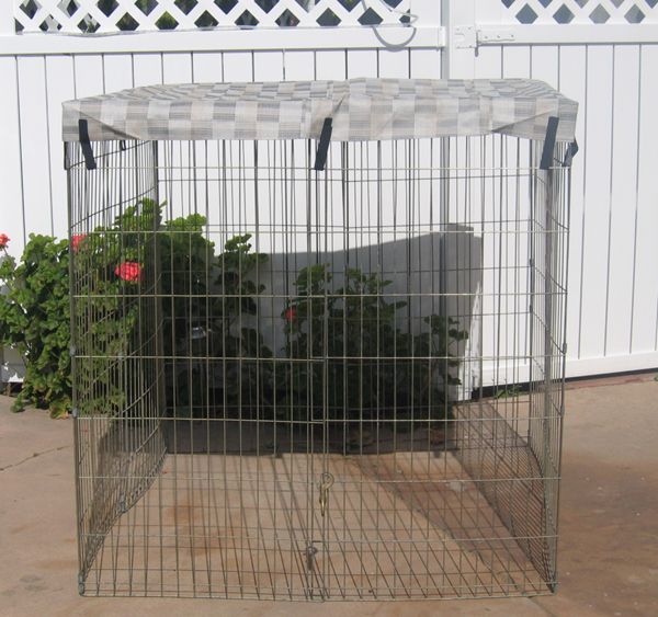 ​Exercise Pen Top Covers, in Texlylene Fabric