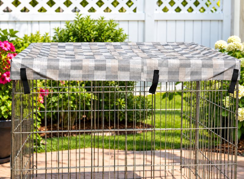 ​Exercise Pen Top Covers, in Texlylene Fabric