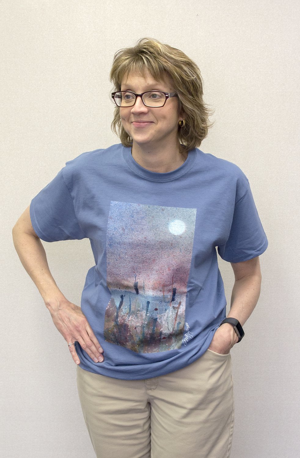 Two Mile Run County Park Watercolor painting T-shirt