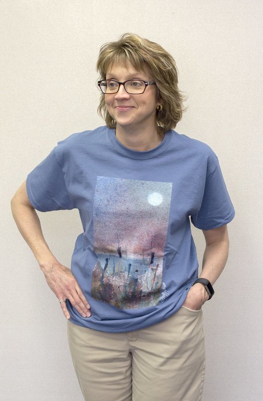 Two Mile Run County Park Watercolor painting T-shirt