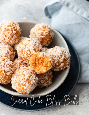 Carrot Cake Bliss Balls