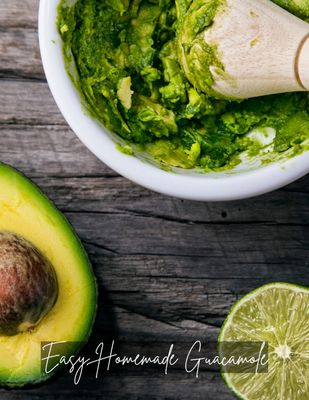 Easy Homemade Guacamole