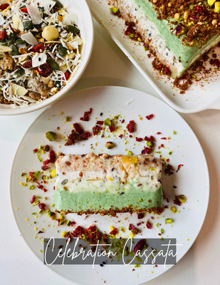 Low Fodmap, Gut Friendly, Gluten Free, Dairy Free Celebration Cassata