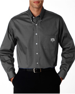 Men&#39;s Gray Dress Shirt/HB