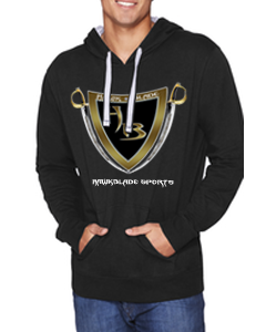 Men&#39;s Black Hoodie/Gold-Black HB