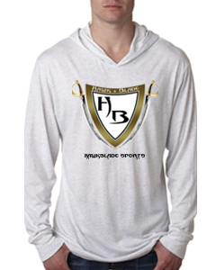 Men&#39;s White Hoodie/White-Gold HB