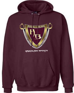 Women&#39;s Burgundy Hoodie/MG