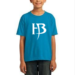 Boys Blue T-Shirt/HB-White